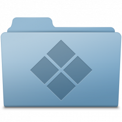 Windows Folder Blue Icon | Smooth Leopard Iconset | McDo Design