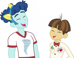 Curly Winds and Wiz Kid laughing by CloudyGlow on DeviantArt