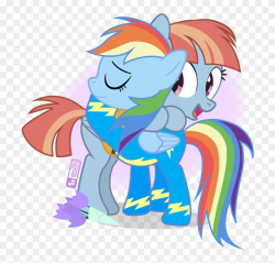 Windy Clipart Clothing - Mlp Season 7 Rainbow Dash Parents ...