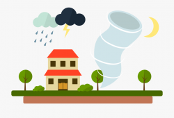 Wet Season Rain Clip Art Severe Conditions Ⓒ - Tornado Rain ...
