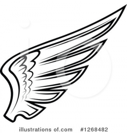 Wing Clipart #1268482 - Illustration by Vector Tradition SM