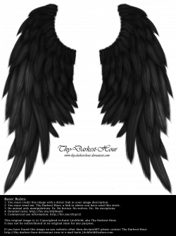 Daydream Wings - Black by Thy-Darkest-Hour | Wings | Pinterest ...