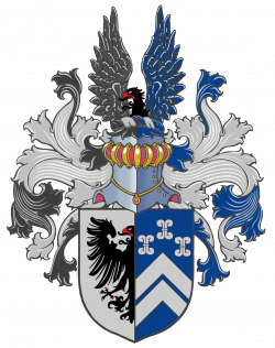 This is the full coat of arms of the family van Niekerk. (Holland ...