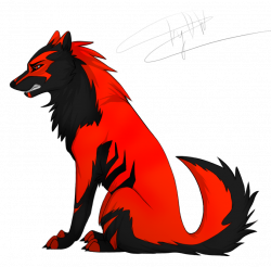 28+ Collection of Red Wolf Drawing | High quality, free cliparts ...