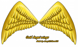 Gold Angel wings by xXSunny-BlueXx on DeviantArt