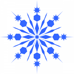 Snowflake Clip Art at Clker.com - vector clip art online, royalty ...