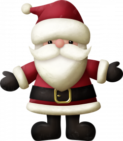 KAagard_MerryChristmas_Santa1.png | Santa, Clip art and Winter clipart