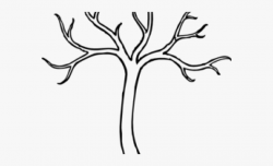 Winter Clipart Apple Tree - Simple Bare Tree Drawing ...