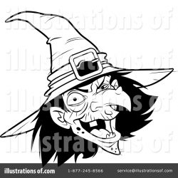 Witch Clipart #34096 - Illustration by Lawrence Christmas ...