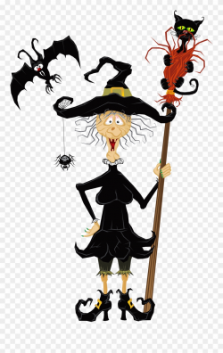 Halloween Creepy Witch Clipart - Witch Halloween Clip Art ...