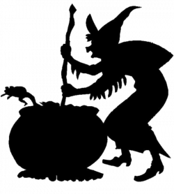 Witch and Cooking Pot transparent PNG - StickPNG