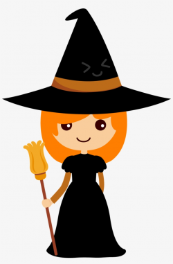Cu Watercolor Halloween Clipart - Witch Clipart Halloween ...