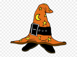 Witch Hat Clipart Kid Hat - Orange Witch Hat Clipart - Png ...