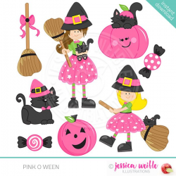 Pink-O-Ween | Inspiration | Pink halloween, Cute clipart ...