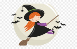 Cute Witch Clipart Free - Png Download (#3712393) - PinClipart