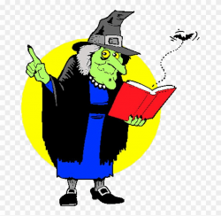 Witch Clipart Reading - Png Download (#2595194) - PinClipart