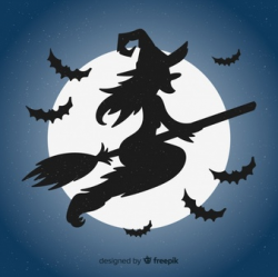 Free Witch Clipart sky, Download Free Clip Art on Owips.com