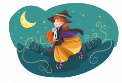 28+ Collection of Young Witch Clipart | High quality, free cliparts ...