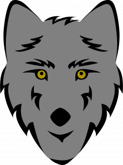 Clipart - Wolf Head (Stylized)