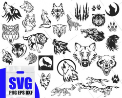 Wolf Svg, Wolf Face Svg, Wolves Svg, Howling Wolf Svg, Wolf ...