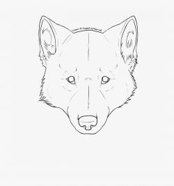 Wolf Front Face Drawing #2960243 - Free Cliparts on ClipartWiki