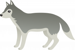 28+ Collection of Gray Wolf Clipart | High quality, free cliparts ...