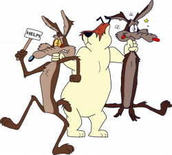 Wile E Coyote, Sam Sheepdog and Ralph Wolf by Cart00nman95 on DeviantArt
