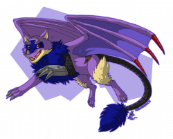 Commission - Flying Cyborg Wolf! by Gomis on DeviantArt