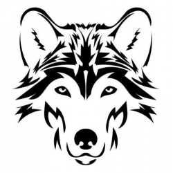 Stylish Wolves Clip Art Picturesque 7 003 Wolf Head Stock ...