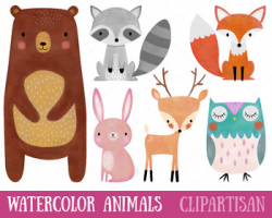 Woodland Animals Clip Art by ClipArtisan | Teachers Pay Teachers
