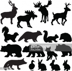 Pin on Animal Silhouettes, Vectors, Clipart, Svg, Templates ...