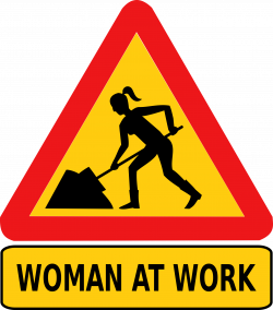 Clipart - Woman at work