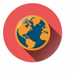 Globe circle icon - Transparent PNG & SVG vector