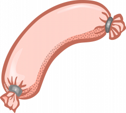 Drawing of a sausage free image