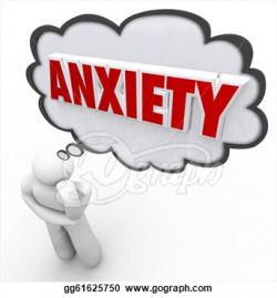 Anxiety Word Thought Bubble | Clipart Panda - Free Clipart ...