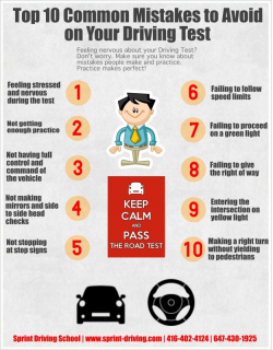 Top 10 Common Mistakes to Avoid on Your Driving Test | Rear ...