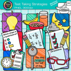 Test Taking Strategies Clip Art {9 Strategies to Reduce Anxiety for The Big  Day}