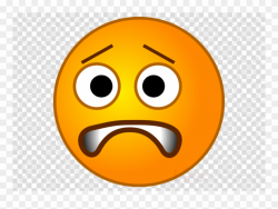 Worried Emoji Transparent Clipart Emoticon Emoji Clip ...