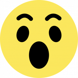 Facebook WoW button WOW facebook emoji emojisticker emo...