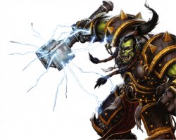 World Of Warcraft Thrall Side View transparent PNG - StickPNG