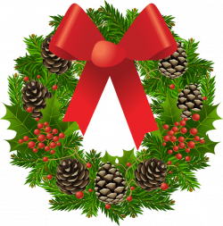 Transparent Christmas Wreath Clipart Picture | Gallery Yopriceville ...