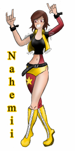 Nahemii In Wrestling Gear! by xZeroMan on DeviantArt