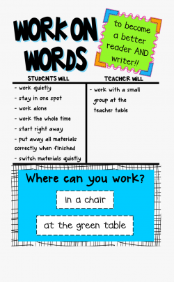 All 5 I- - Word Work Chart #2440204 - Free Cliparts on ...
