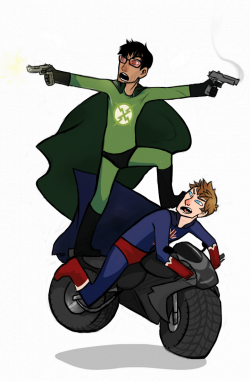 X-Ray and Vav get to their locale by AlmostMyself on DeviantArt