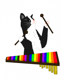 Xylophone Cat by PenguinFreakSH on DeviantArt