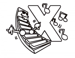 Coloring Page Xylophone | Free download best Coloring Page ...