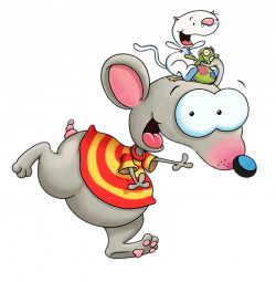 Binoo and Patch on Toopy's Head transparent PNG - StickPNG