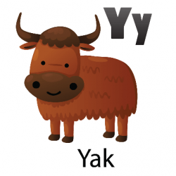Animal Alphabet - Y for Yak | Clipart | The Arts | Image | PBS ...