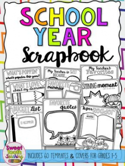 End of Year Scrapbook/Memory Book | yearbook | School ...
