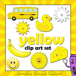 Yellow clipart - things that are yellow